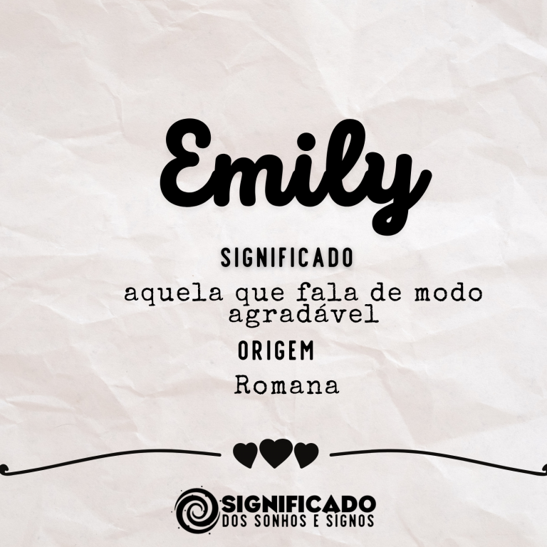 Significado De Emily Significado De Emily Nombres Significados De Los Nombres Kulturaupice