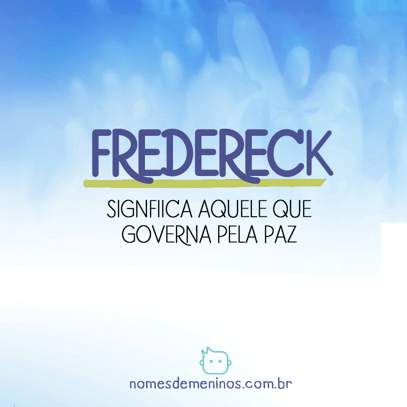 Significado Fredereck