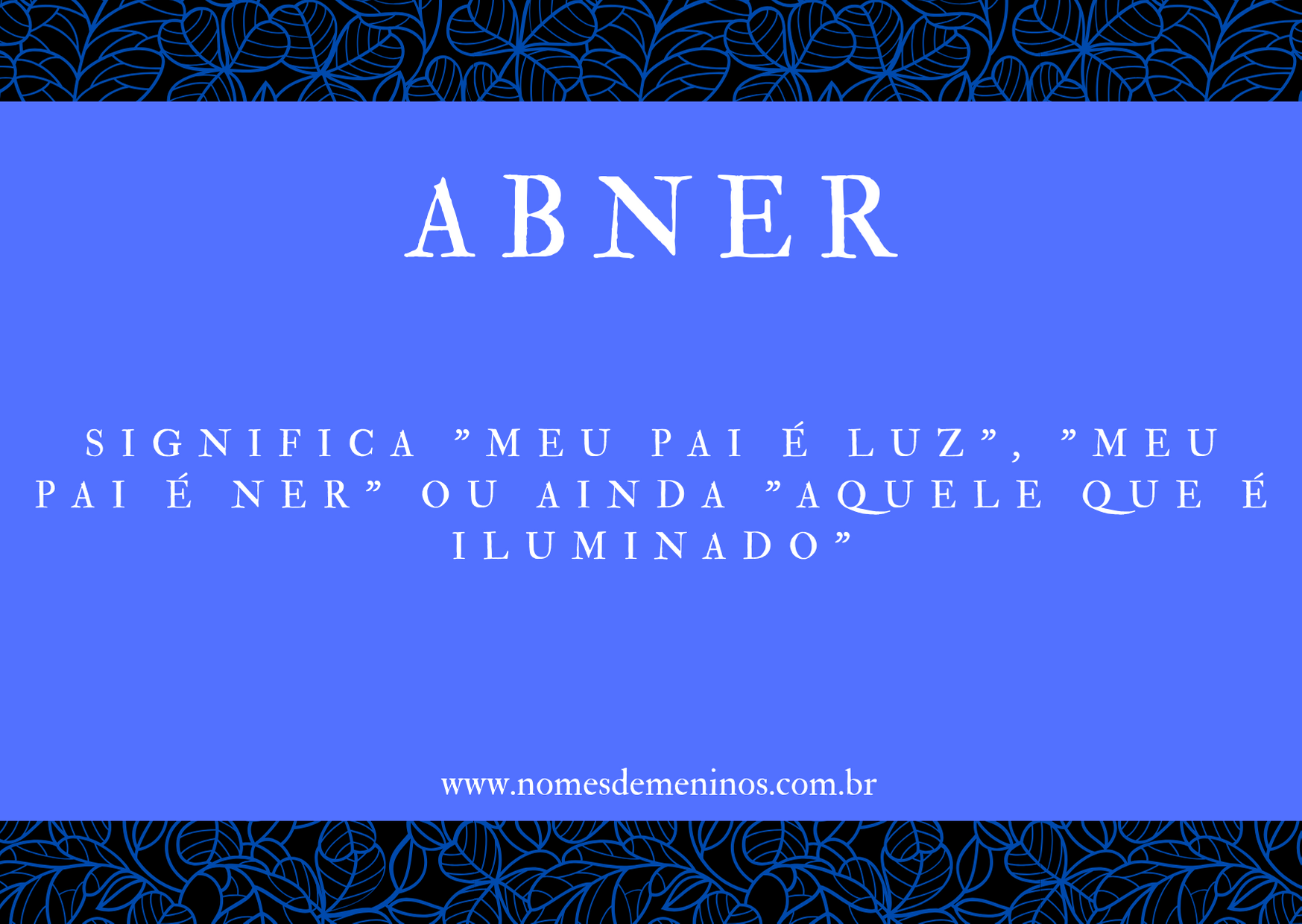 Quem foi Abner significado?